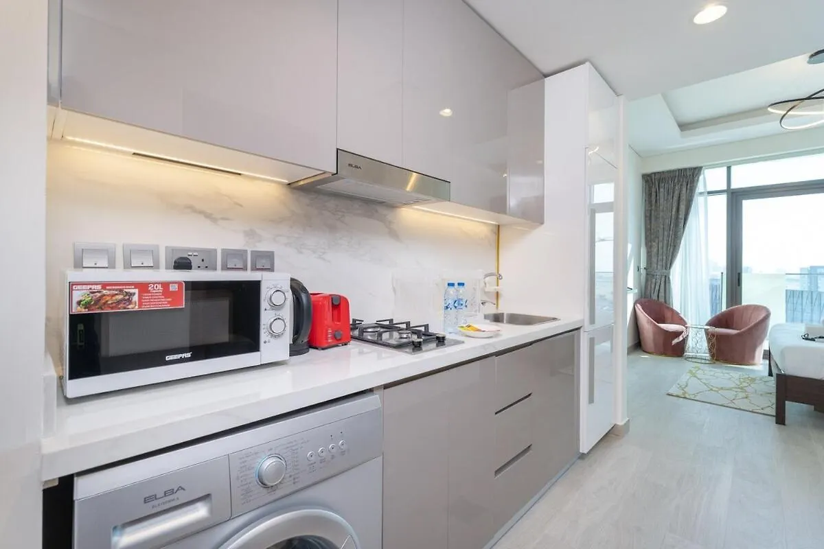 Wonderful Studio Apartment With Balcony At Farhad Azizi Dubai